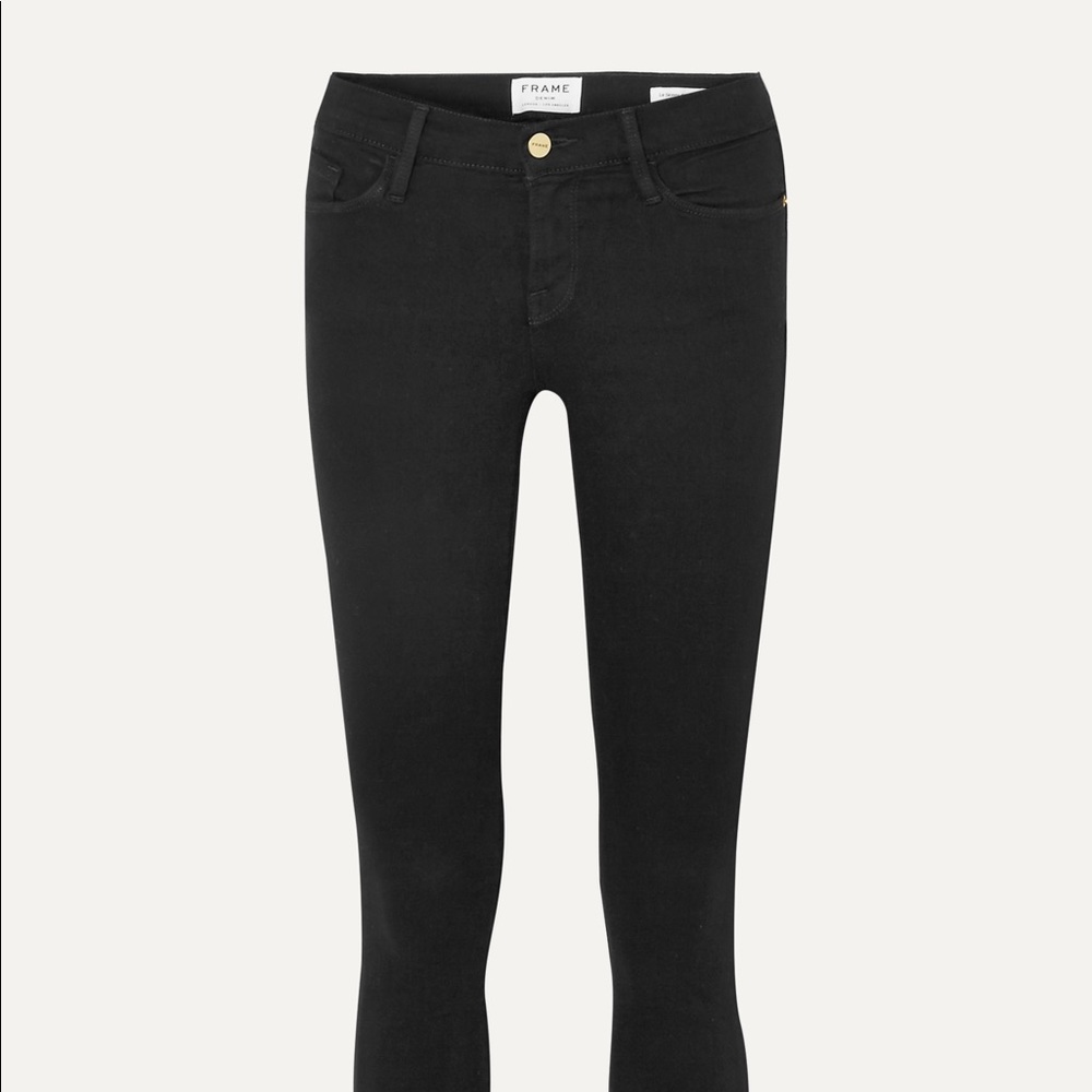 Frame Le Skinny DeJeanne, mid rise. Worn ONCE.